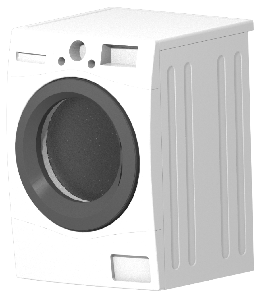Washing Machine powered by Electric Motor